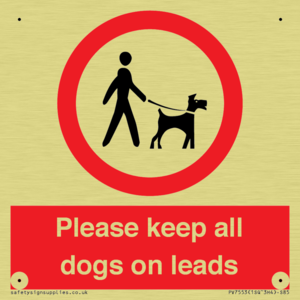 Please keep all dogs on leads